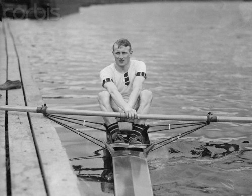 Jack Beresford Jr. in Boat Rowing Event