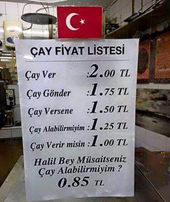 Çay versene