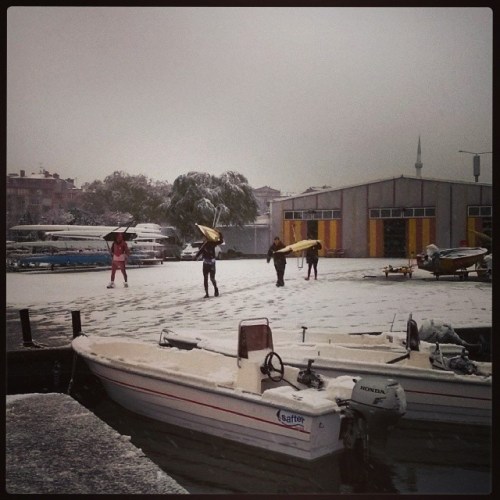 1-GS Kışın kürek