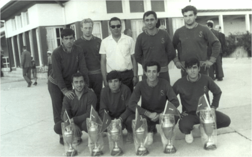 6-1967 yılı kazanılan kupalarla