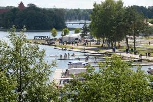 Trakai tekne iskeleleri